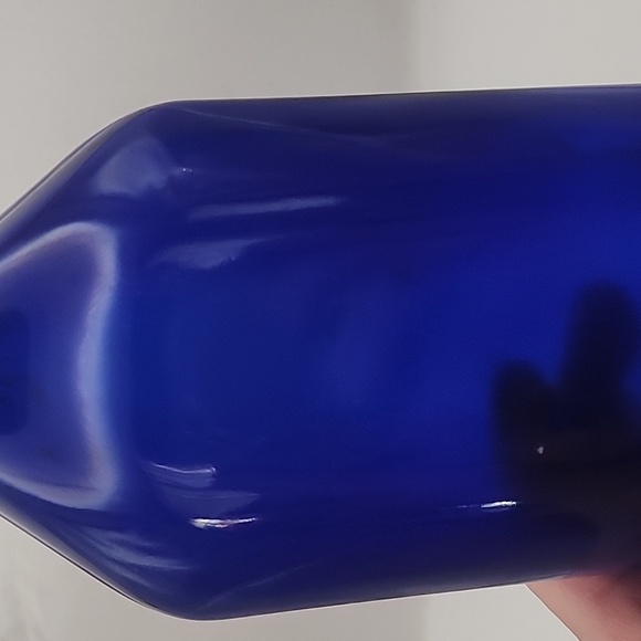 Vintage Genuine Phillips Cobalt Blue Large Bottle 9" - Picture 7 of 7